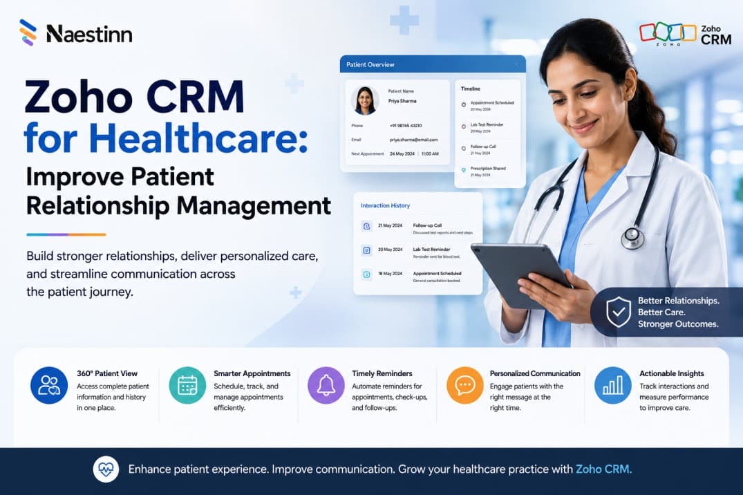 Zoho CRM for Healthcare: Improve Patient Relationship Management