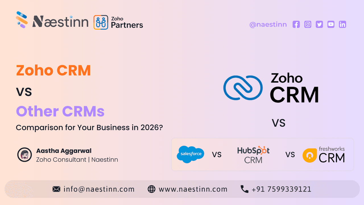 Zoho CRM vs Other CRM: Which CRM Is Best for Your Business in 2026? Zoho CRM vs Other CRM: Which CRM Is Best for Your Business in 2026?