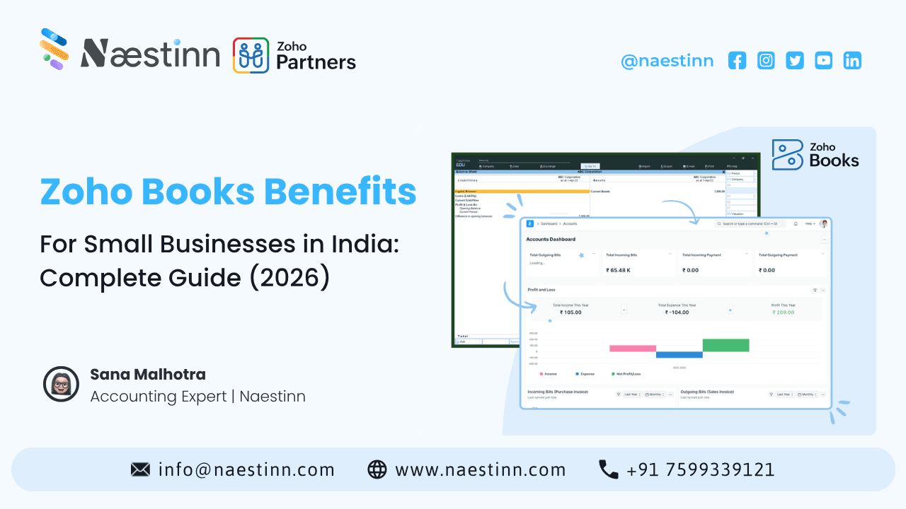 Zoho Books Benefits for Small Businesses in India: Complete Guide (2026) Zoho Books Benefits for Small Businesses in India: Complete Guide (2026)
