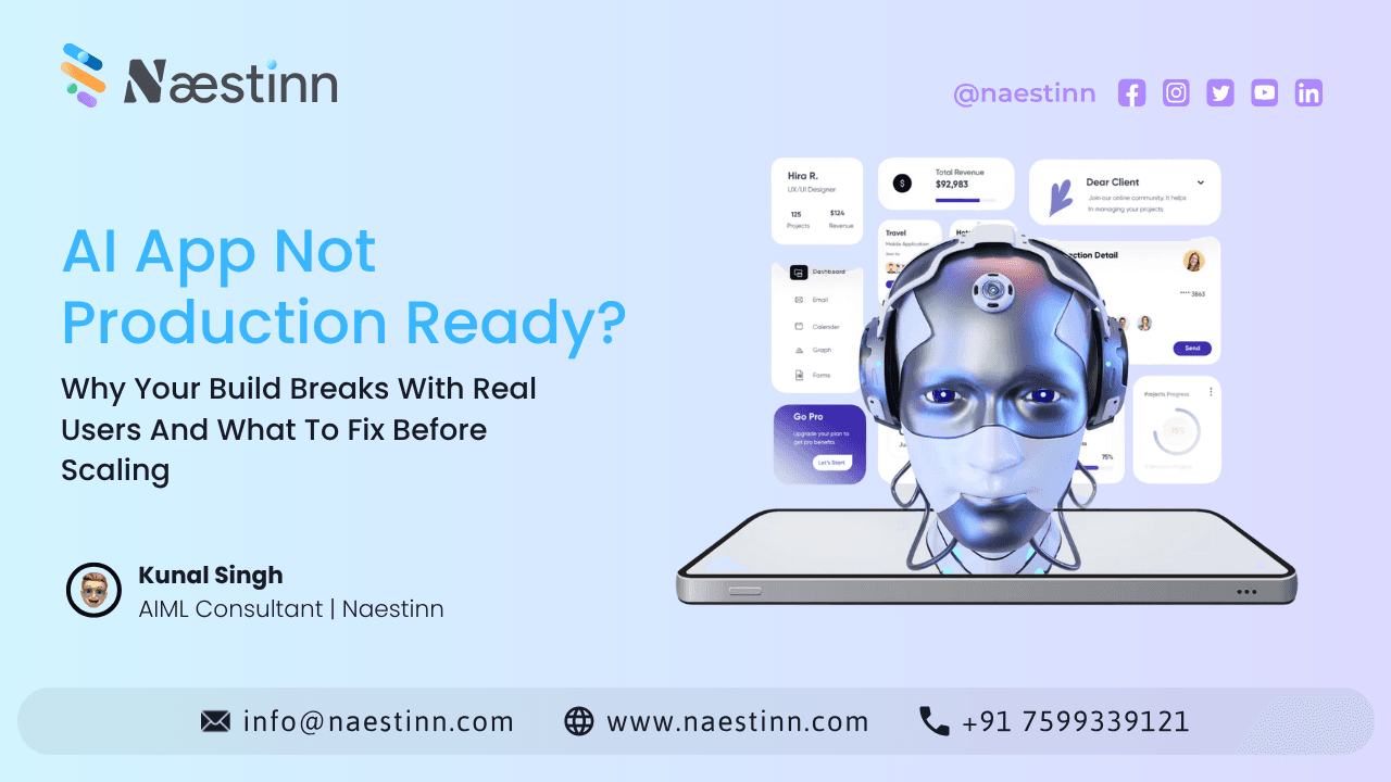 AI App Not Production Ready: Why Your Build Breaks With Real Users And What To Fix First