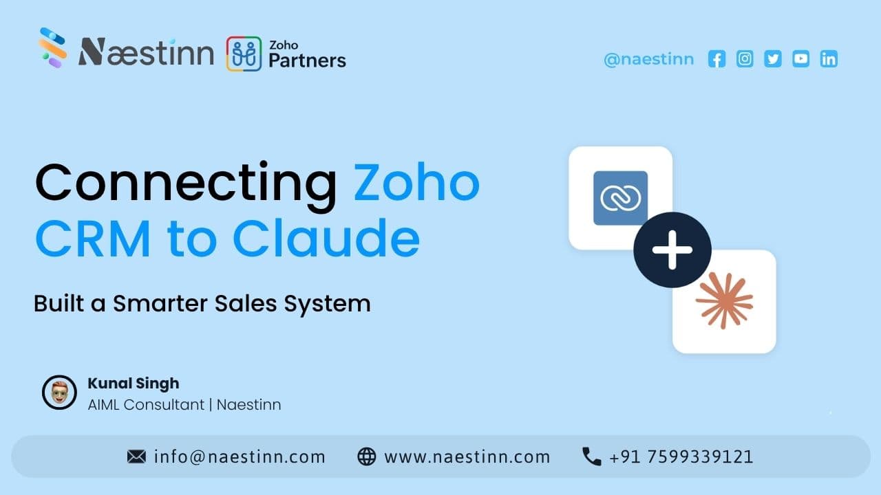 We Saved 15+ Hours a Week by Connecting Zoho CRM to Claude (And Built a Smarter Sales System)