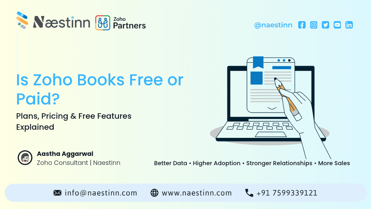 Is Zoho Books Free or Paid? Plans, Pricing & Free Features Explained Is Zoho Books Free or Paid? Plans, Pricing & Free Features Explained