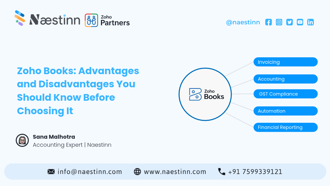 Zoho Books: Advantages and Disadvantages You Should Know Before Choosing It